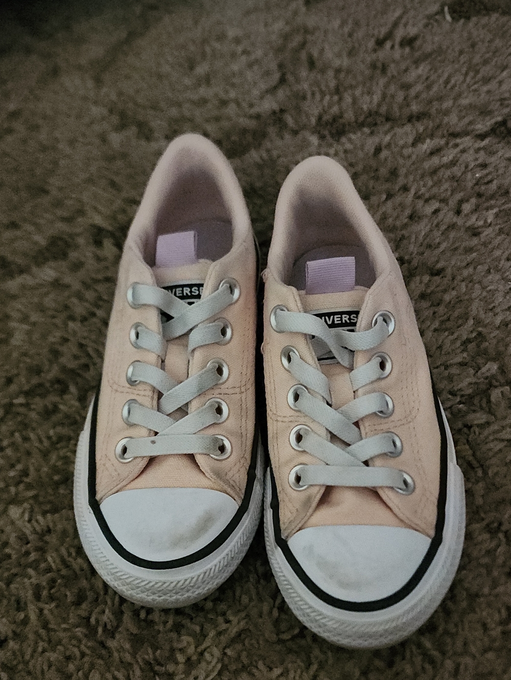 Converse Low Top Canvas Sneakers - Pale Pink